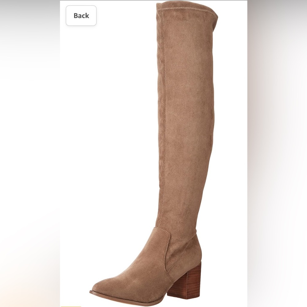 DOLCE VITA over the knee boots taupe brown